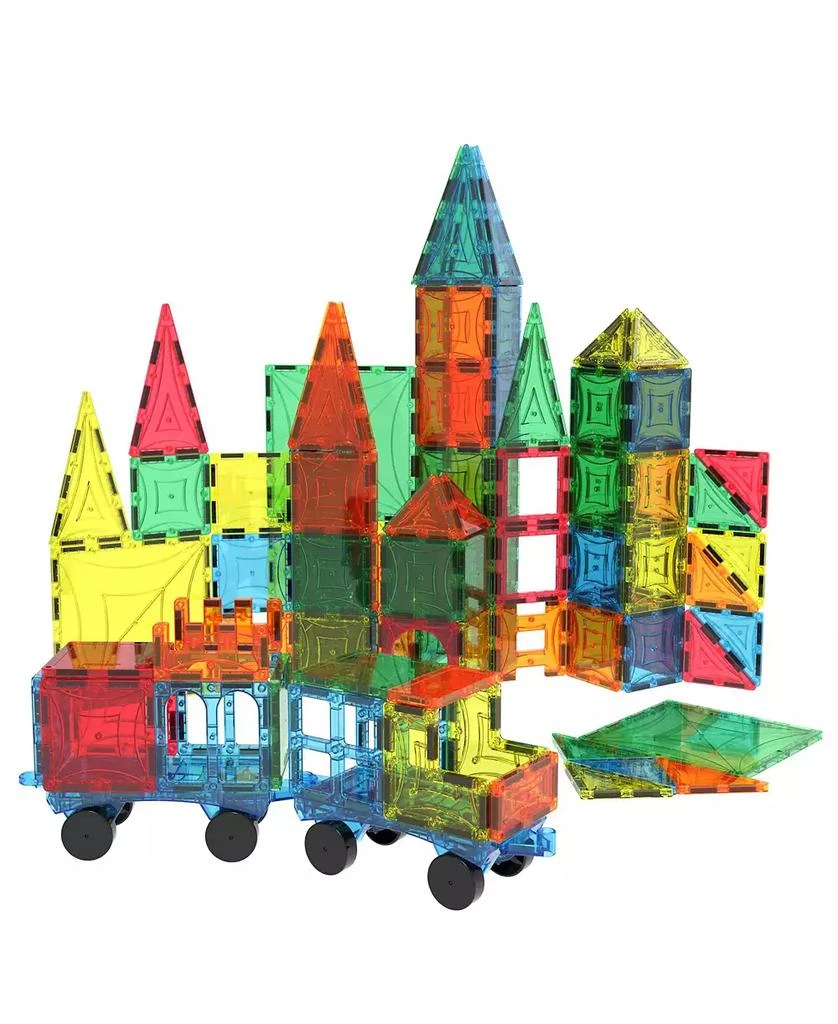 Mag-Genius 108 Piece Magnetic Building Blocks With Two Bonus Pieces 7