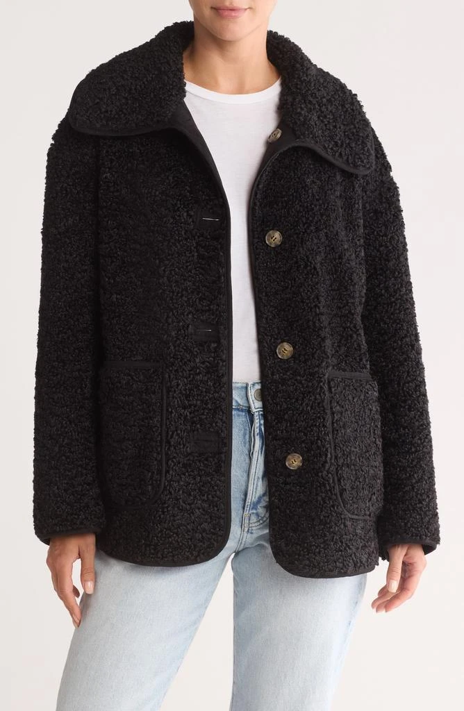Lucky Brand Reversible Faux Shearling & Faux Suede Barn Jacket 3