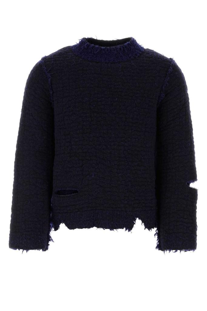 Namacheko Namacheko Elmet Cut-Out Detailed Crewneck Jumper