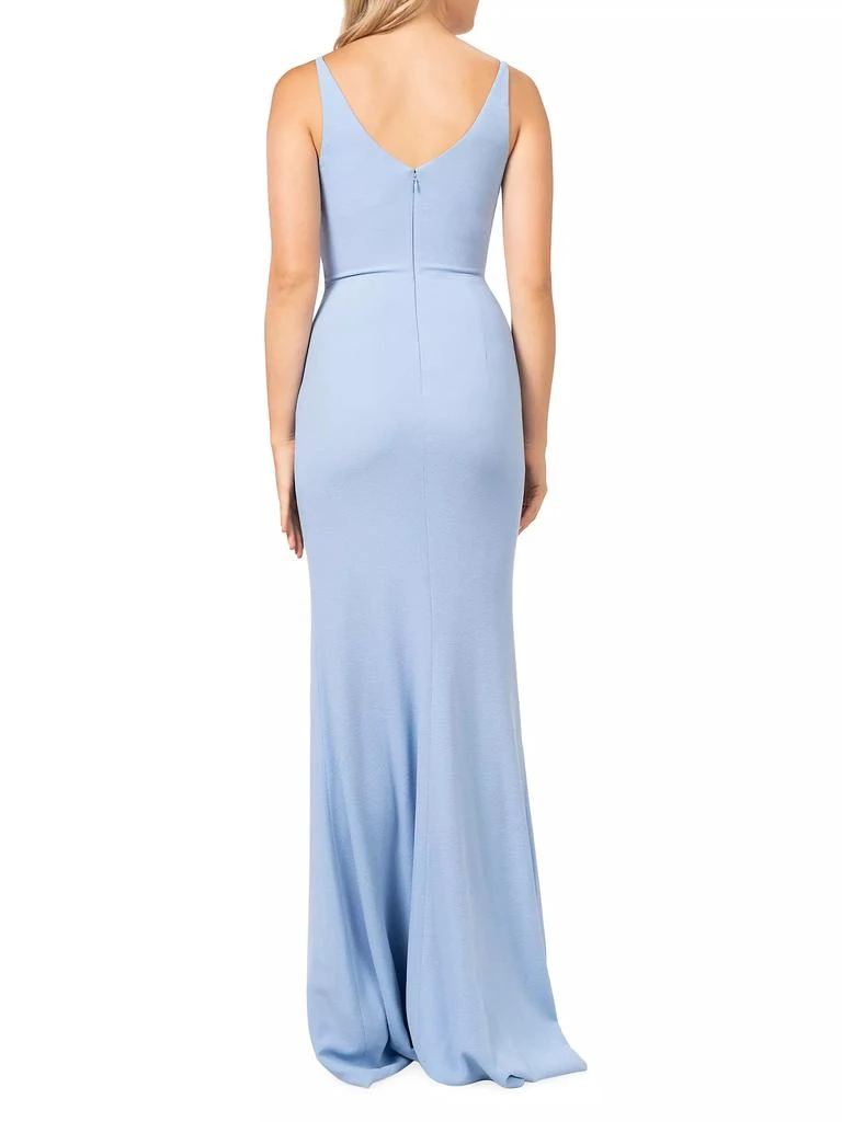 Dress The Population Jordan Sleeveless Ruched Gown 4
