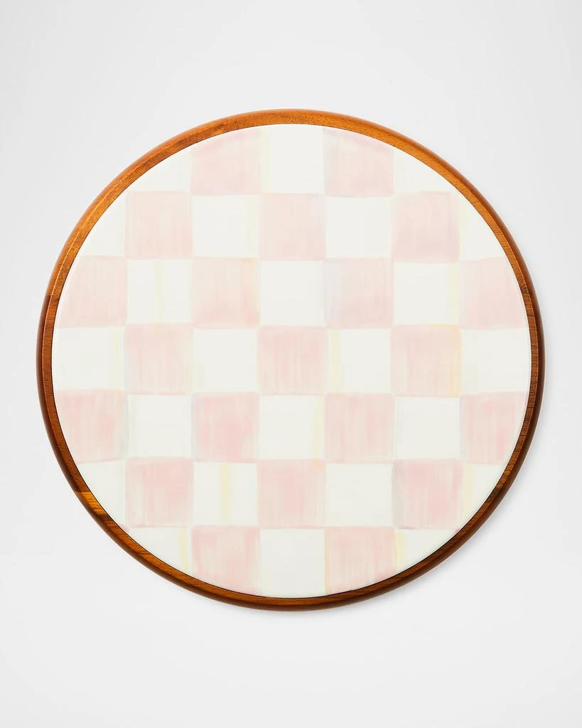 MacKenzie-Childs Rosy Check Large Trivet 1