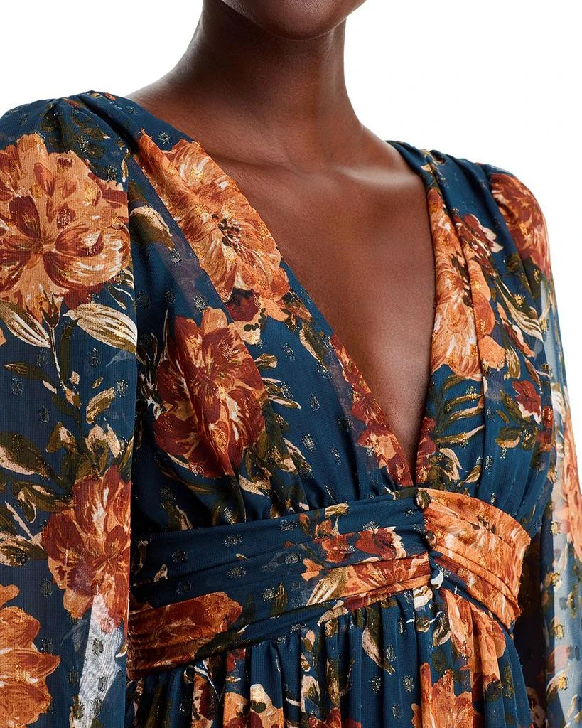 AQUA Moody Floral Maxi Dress - Exclusive 5