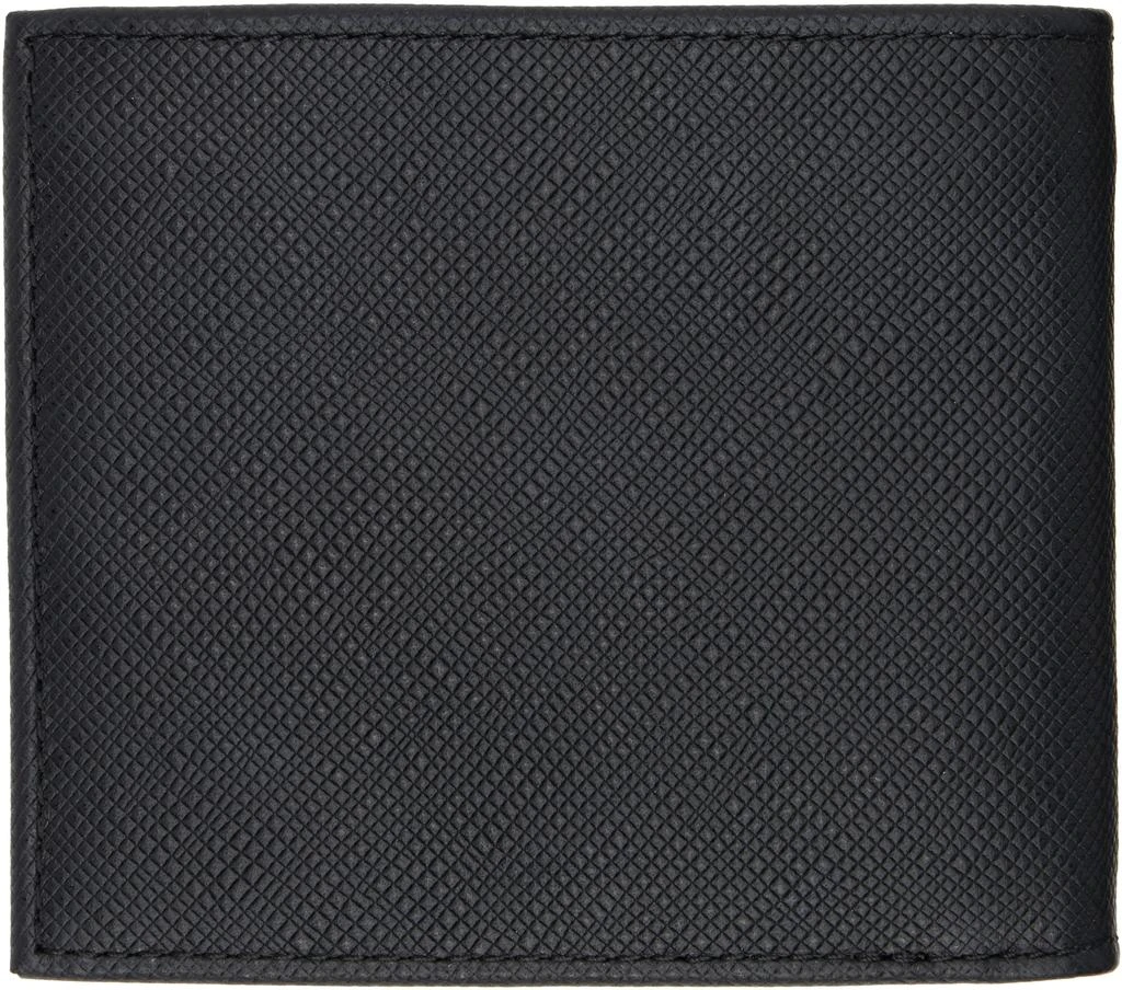 Ralph Lauren Black Saffiano Leather Billfold Wallet 2