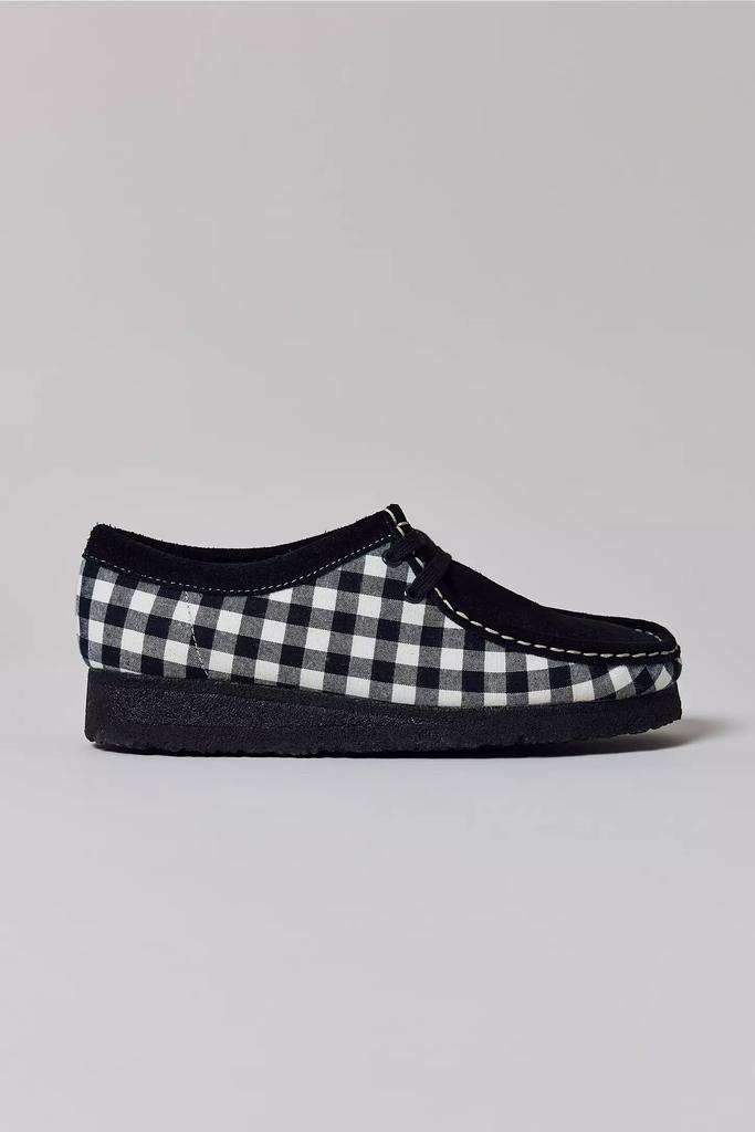Clarks Clarks Women's Wallabee Black & White Gingham Shoe