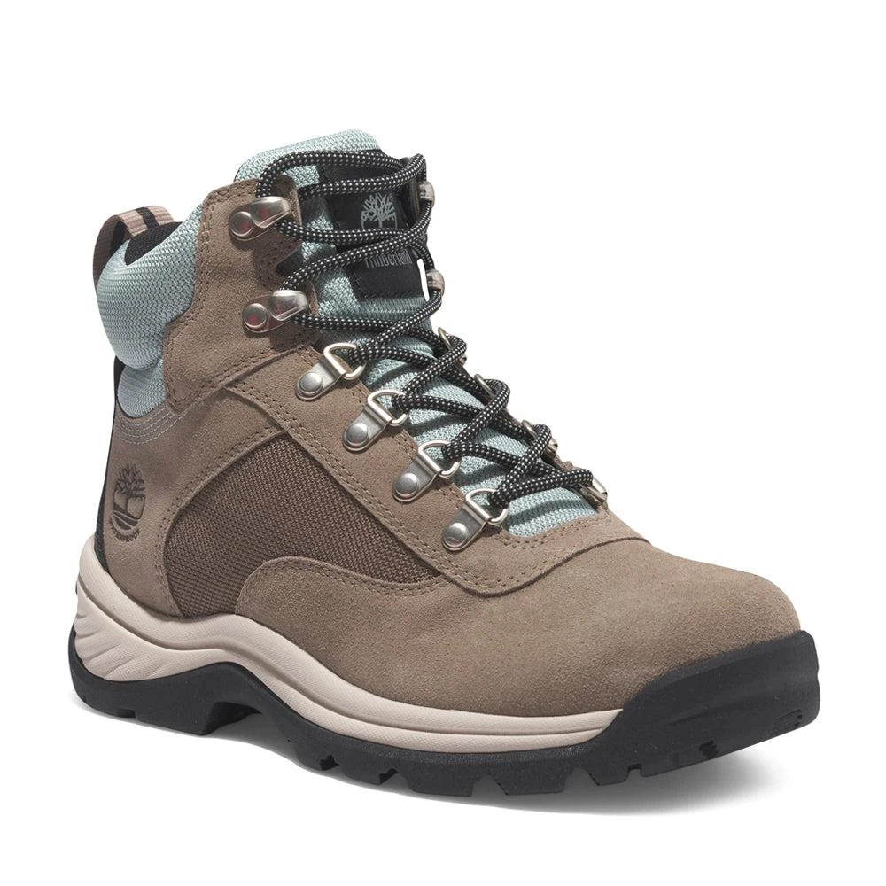 Timberland White Ledge Mid Waterproof Logo Round Toe Hiking Boots 2