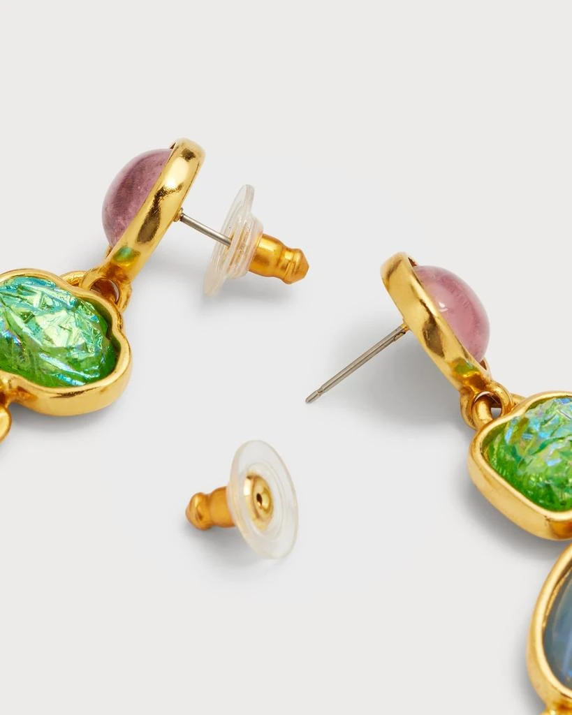 BEN-AMUN Multi-Stone and Shape Post Earrings 4