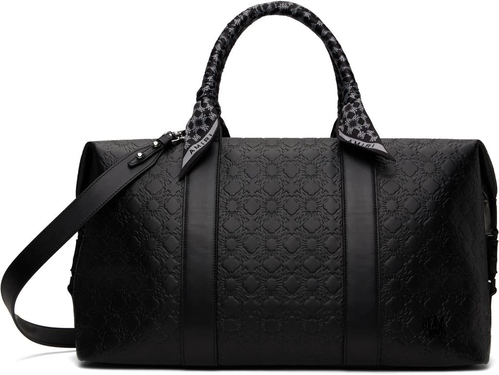 AMIRI Black MA Quad Leather Duffle Bag 1
