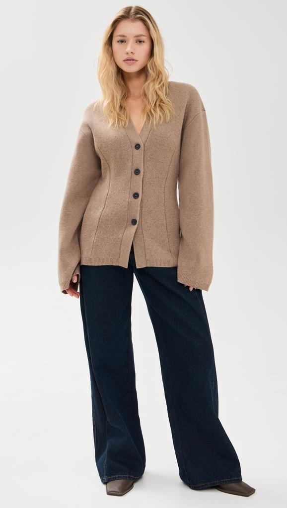 Apiece Apart Paris V Neck Button Front Cardigan