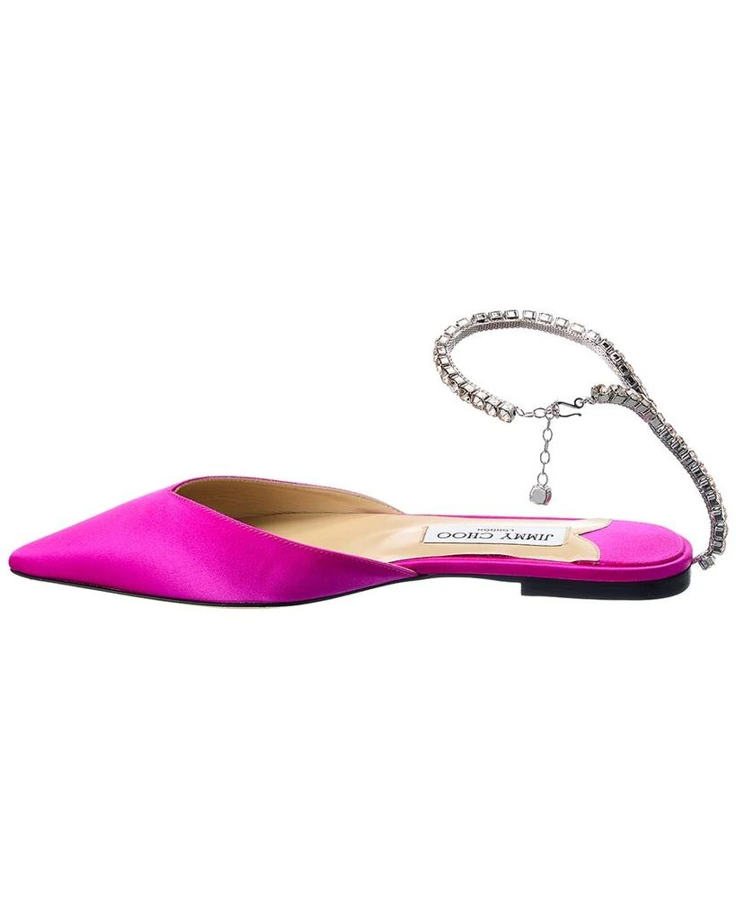 Jimmy Choo Saeda Satin Flat 2