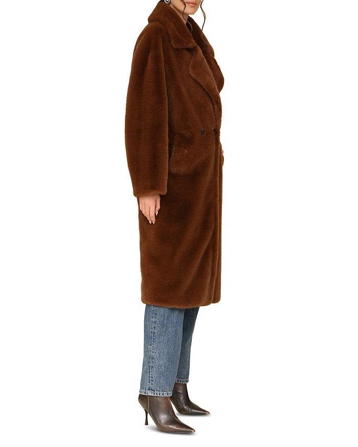 Avec Les Filles Oversized Luxe Faux Fur Walker Coat 6