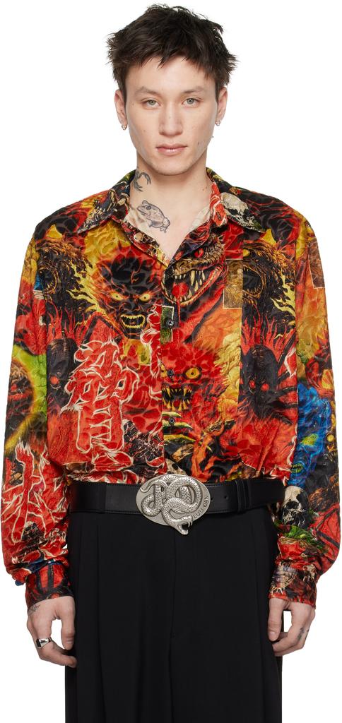LU'U DAN Multicolor Misfit Shirt