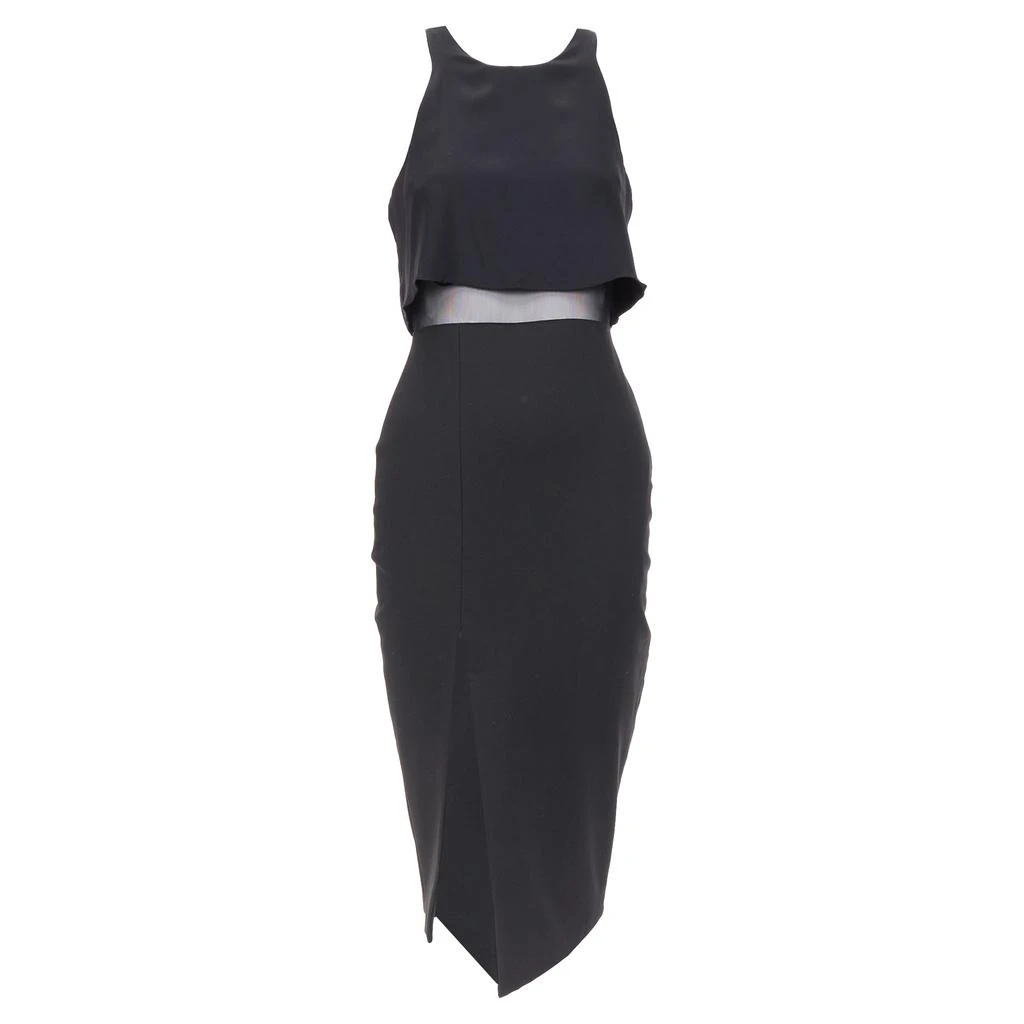Elizabeth and James Elizabeth And James Kiandra Midriff Cut Out Sheer Midi Dress 1