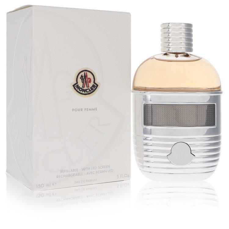 Moncler by  Eau De Parfum Spray (Refillable + LED Screen) 5 oz for Women