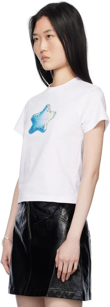 Sandy Liang White Ame Baby T-Shirt 4