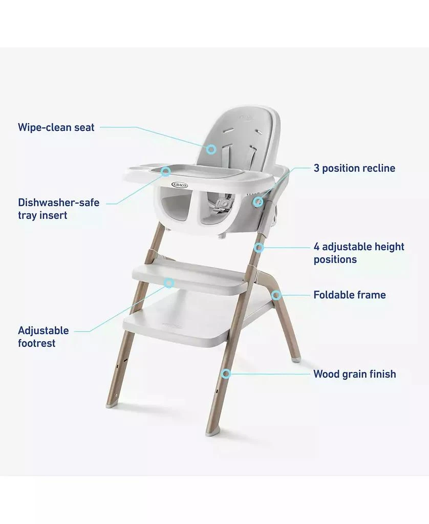 Graco Baby EveryStep Slim 6-in-1 Highchair 2