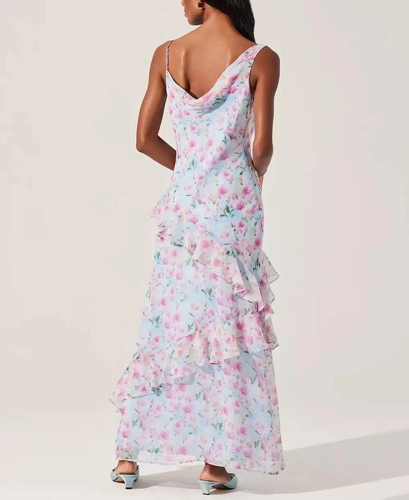ASTR Women's Levina Asymmetric Maxi Dress 2