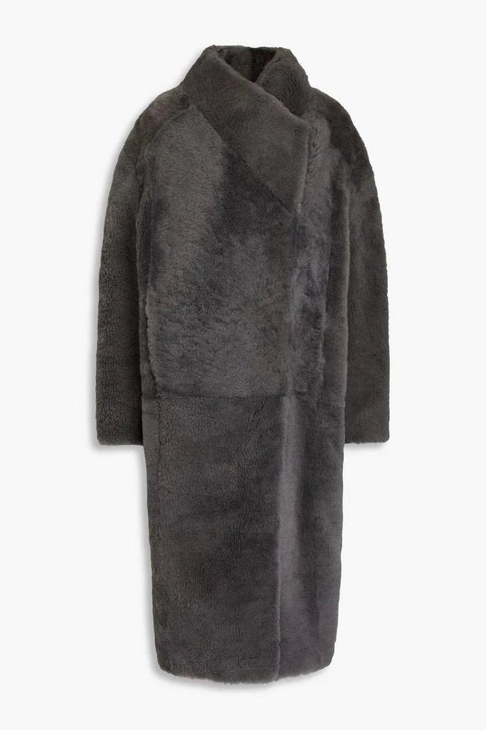 Karl Donoghue Wrap-effect shearling coat 1