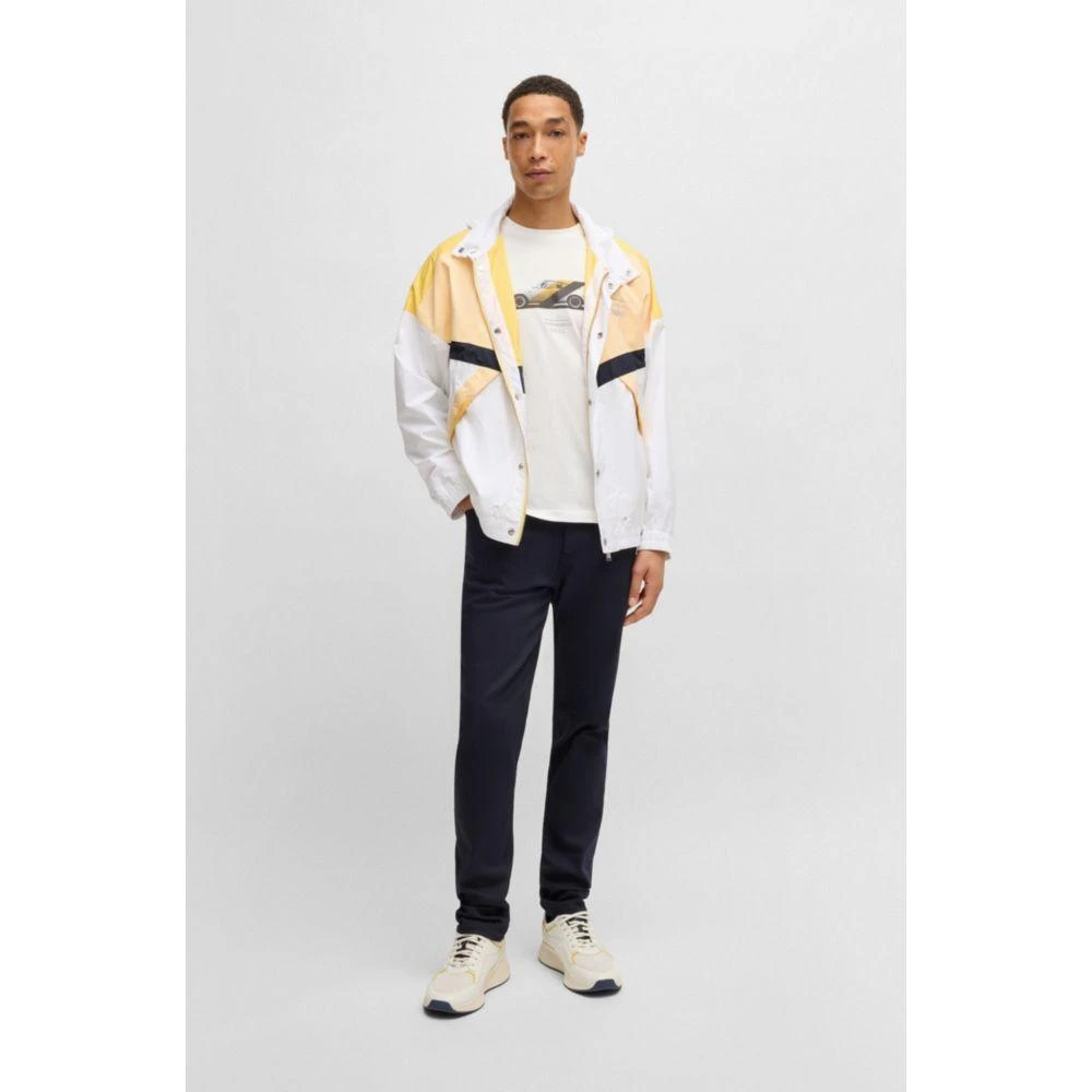 Hugo Boss Porsche x  water-repellent jacket with color-blocking 2