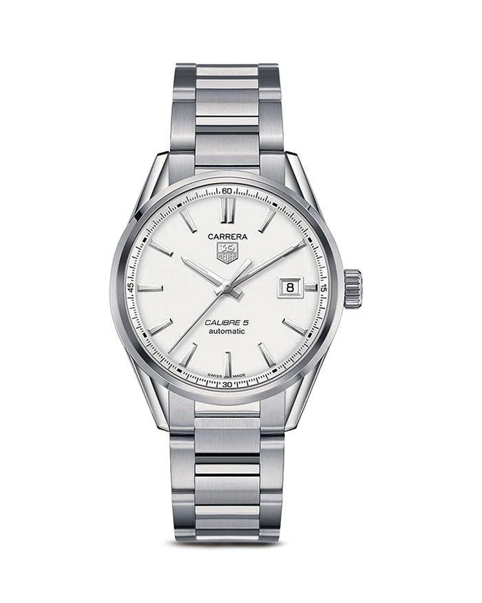 TAG Heuer Carrera Calibre 5 Automatic Men's Steel Watch, 39mm 1