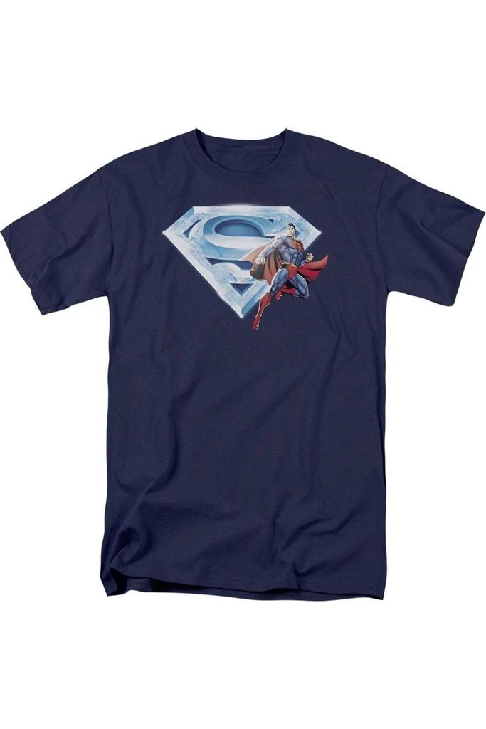 Gildan Superman Superman & Crystal Logo Short Sleeve Adult Tee / T-Shirt 1