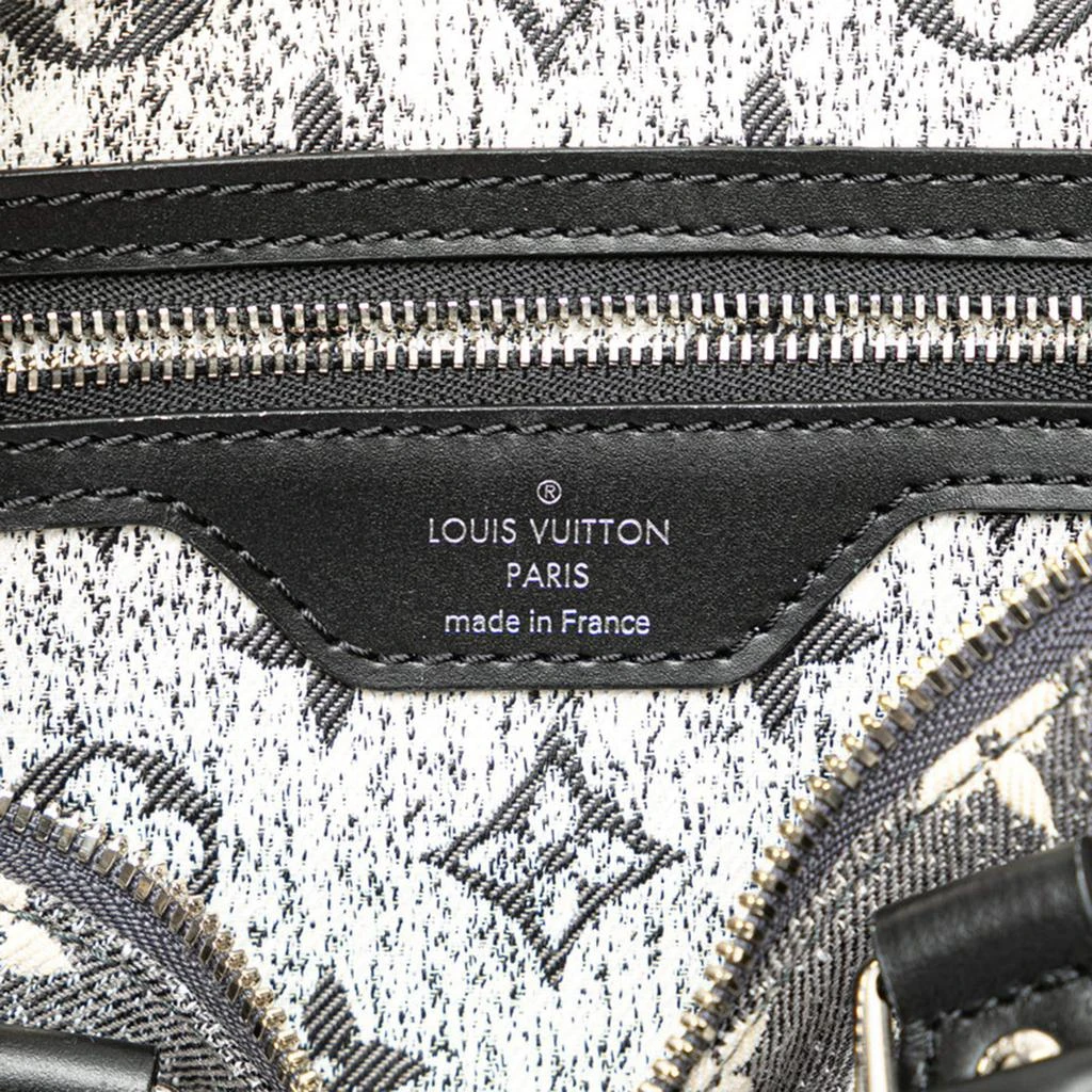 Louis Vuitton Louis Vuitton Grey  Canvas Monogram Speedy Bandouliere 25 Handbag 6