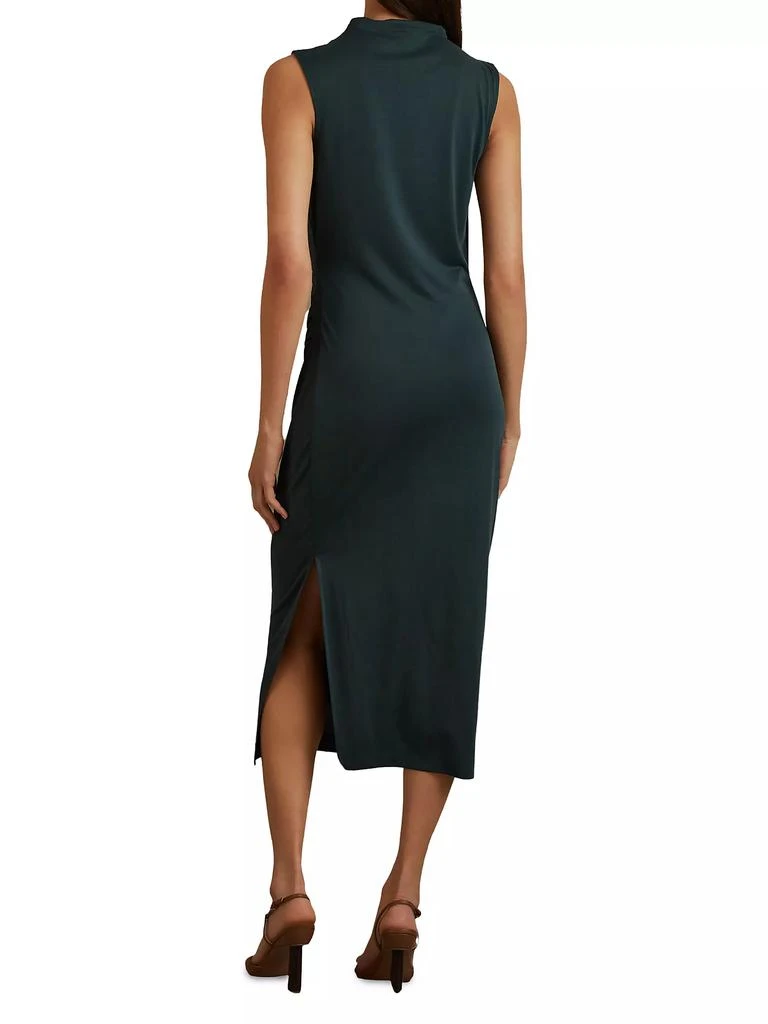 blue dress for baby girl Grayson Tied Back Asymmetrical Midi Dress Champagne– Selfie Leslie main image 0