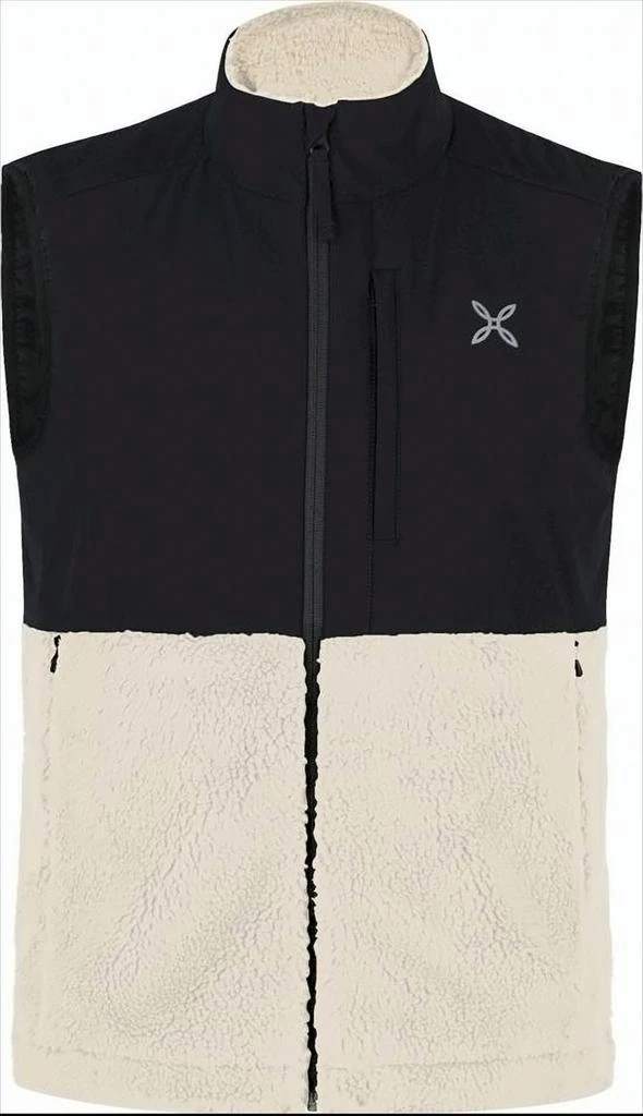 MONTURA Two-Tone Sleeveless Montura Vest with High Collar