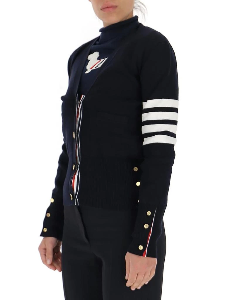 Thom Browne Thom Browne 4-Bar Stripe Knitted Cardigan 3