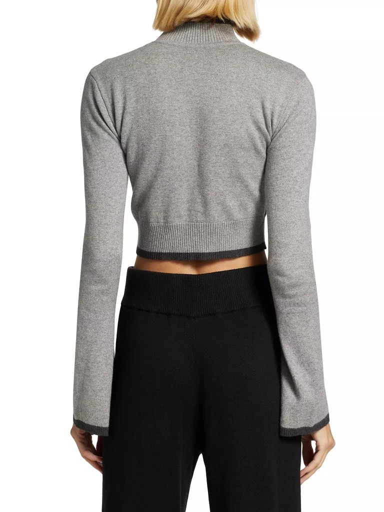 Year Of Ours Ski Cropped Bell-Sleeve Sweater 5