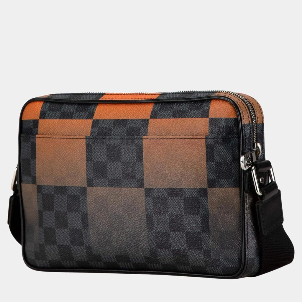 Louis Vuitton Louis Vuitton Black/Orange Damier Graphite Giant Alpha Messenger Bag 2
