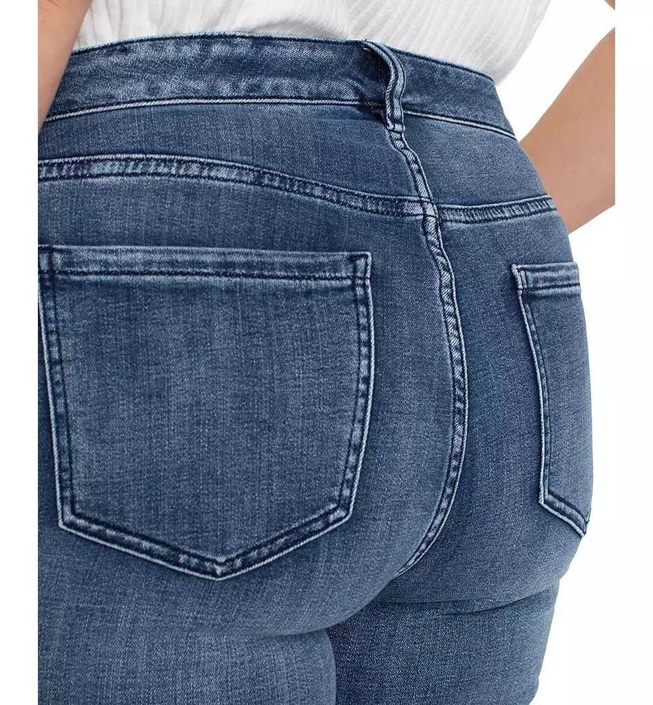 Liverpool Liverpool Plus Size Hannah Mid-Rise Flared Denim Pants 4