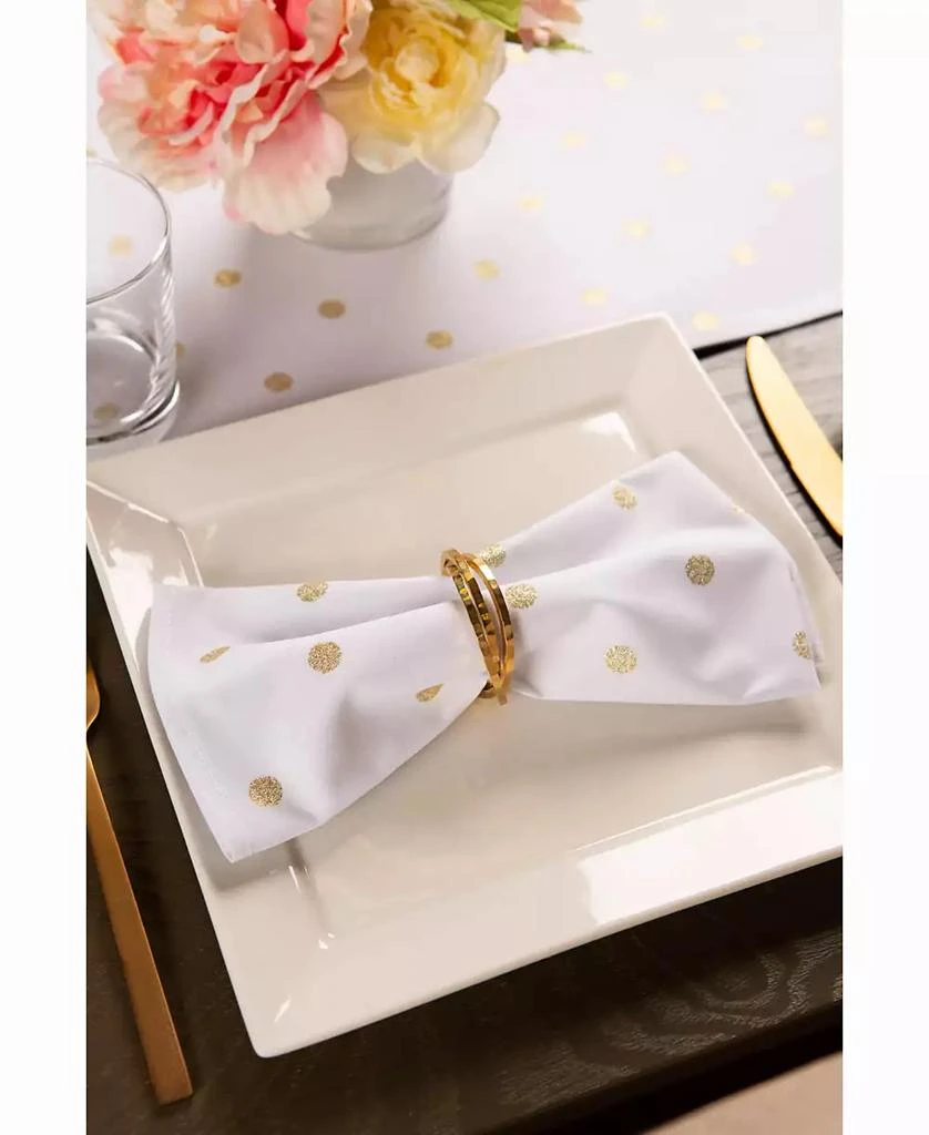 Design Imports Intertwined Napkin Ring Set of 6 5