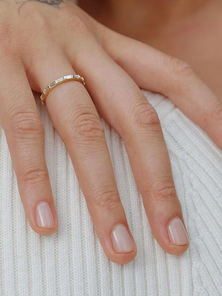 VRAI Eternity Bands 14K White Gold & 0.78 TCW Lab-Grown Diamond Baguette Bar Band 3