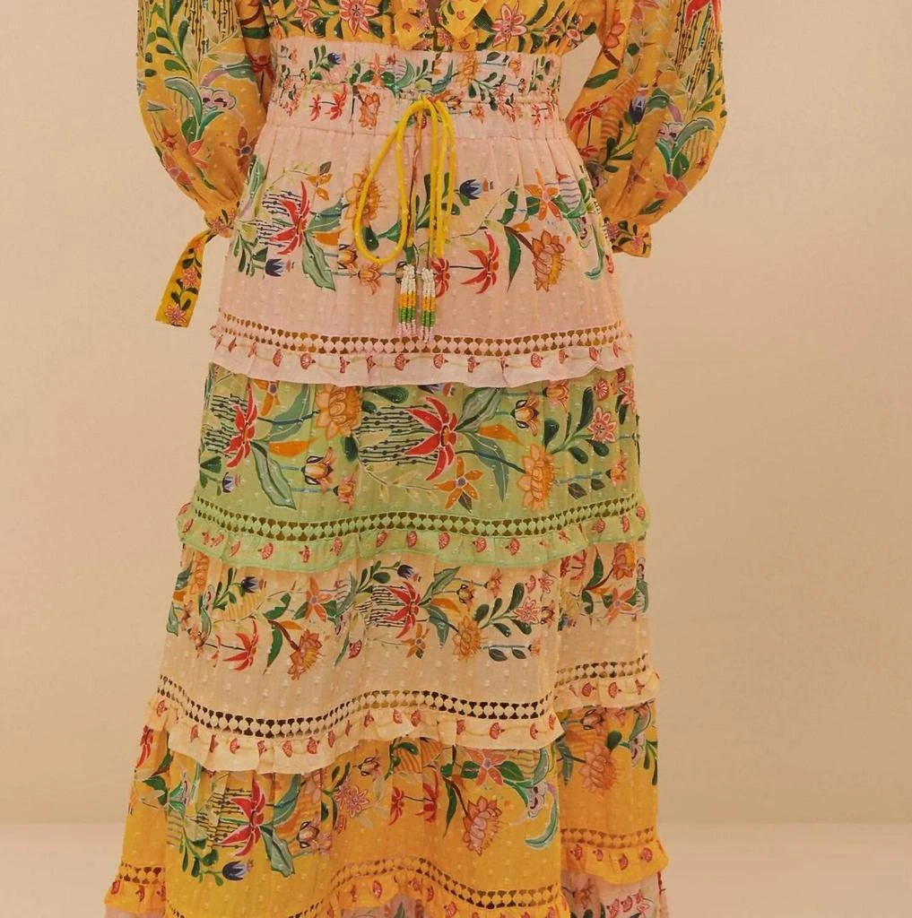 Farm Rio Farm Rio - Long Sleeve Maxi Dress 1