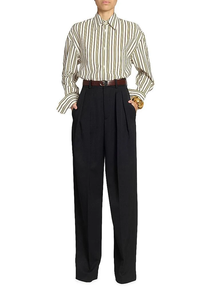 Yves Saint Laurent Reversible Belt in Smooth Leather 4