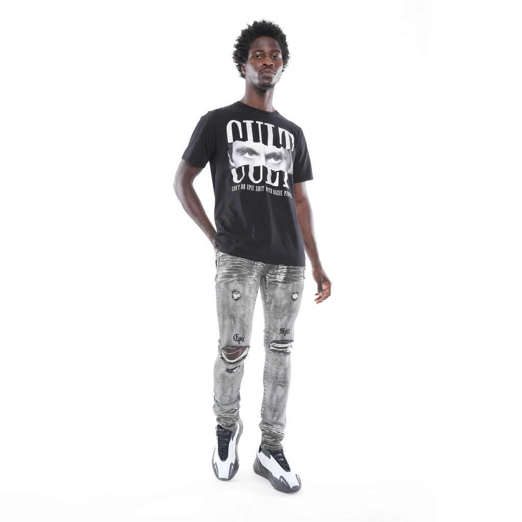 Cult Of Individuality Punk Super Skinny Belted Stretch 3