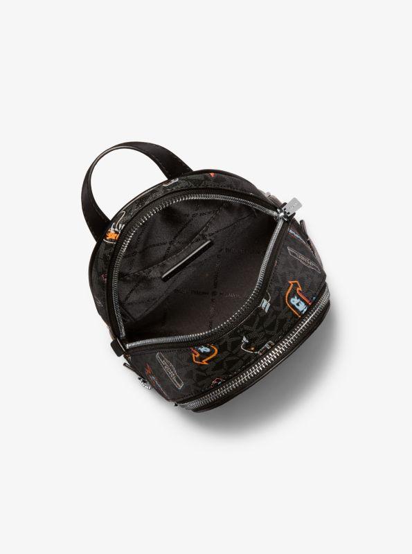 Michael Kors Rhea Extra-Small Printed Signature Logo Backpack