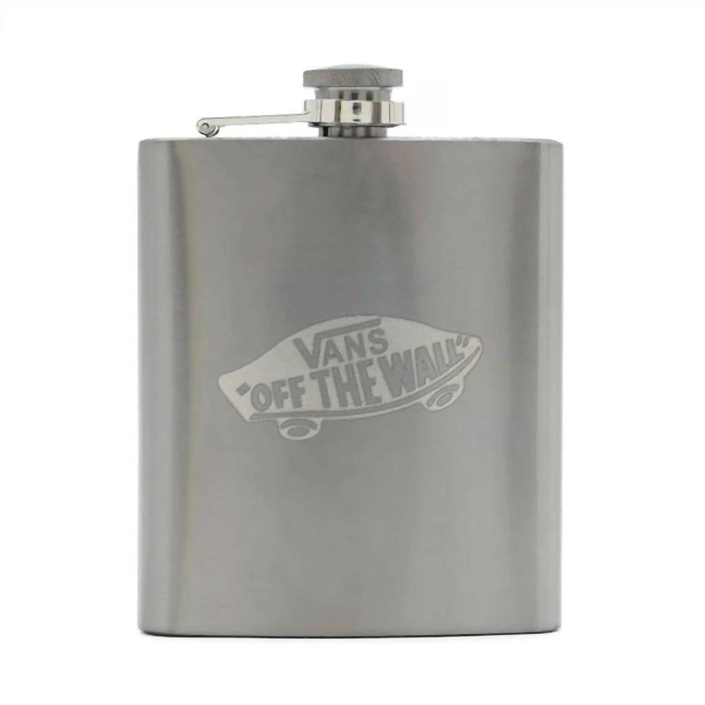 Vans Stainless Steel Flask In Silver 5