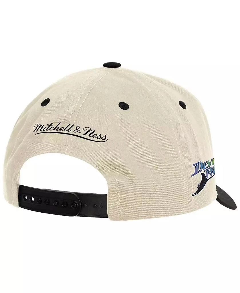 Mitchell & Ness Men's Cream Tampa Bay Rays Pro Crown Adjustable Hat 2