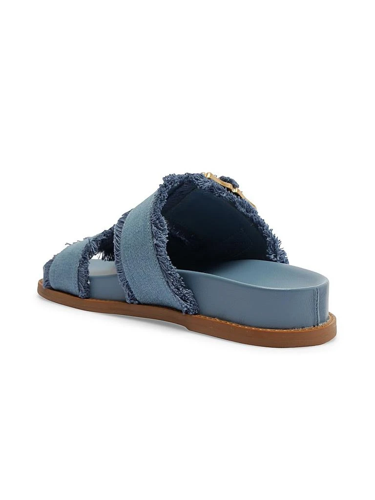 Schutz Enola Sporty Linen Sandals 7