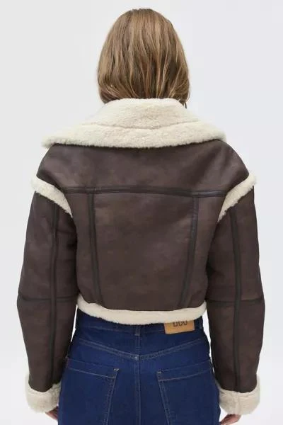 BDG BDG Leigh Cropped Aviator Jacket 5