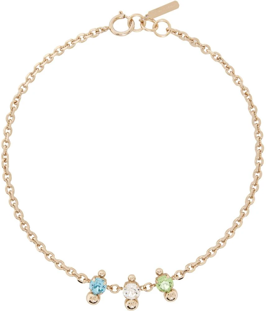 Justine Clenquet SSENSE Exclusive Gold Chris Choker 1