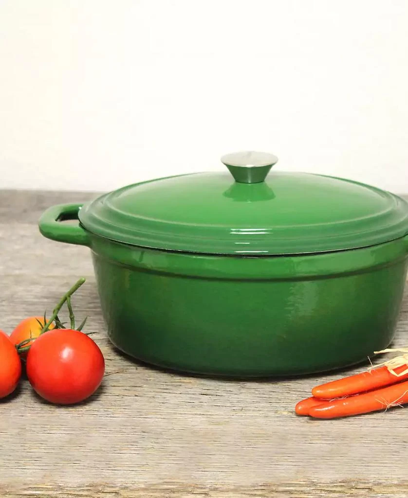 BergHOFF Neo 5pc Cast Iron Dutch Oven Set with 10" Fry Pan, 3qt.
5qt. 2