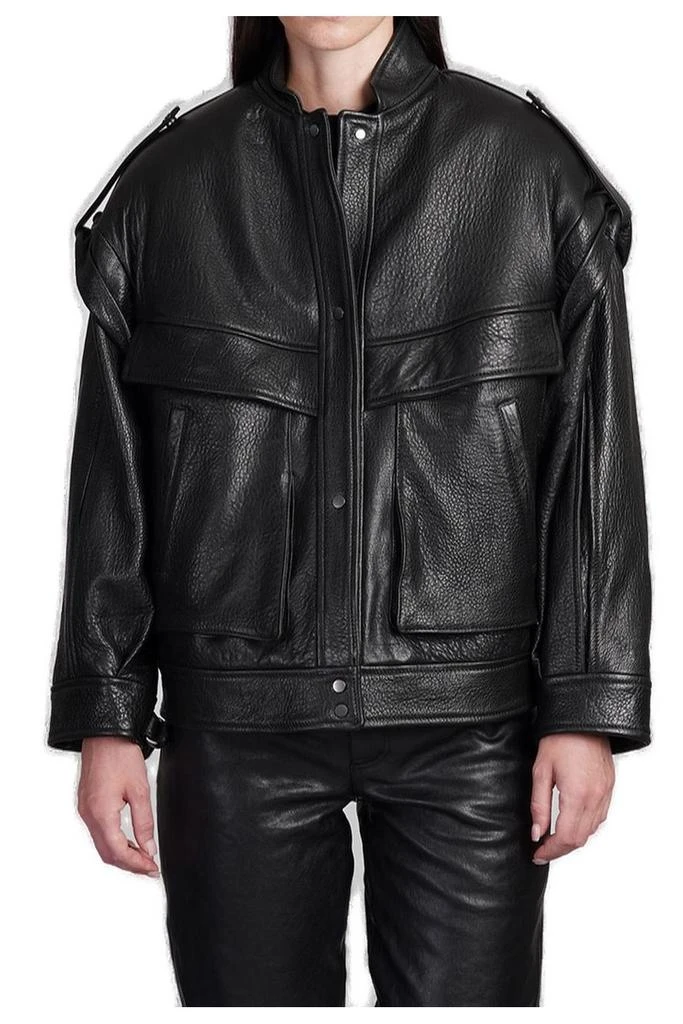 Salvatore Santoro Salvatore Santoro Drop Shoulder Leather Jacket 1