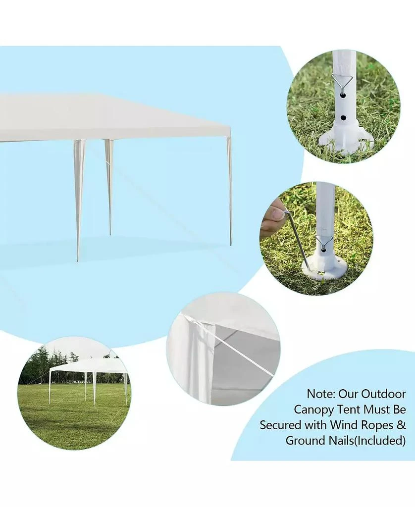 SUGIFT 10 x 30 Feet Canopy Tent with 5 Removable Sidewalls for Party Wedding 10