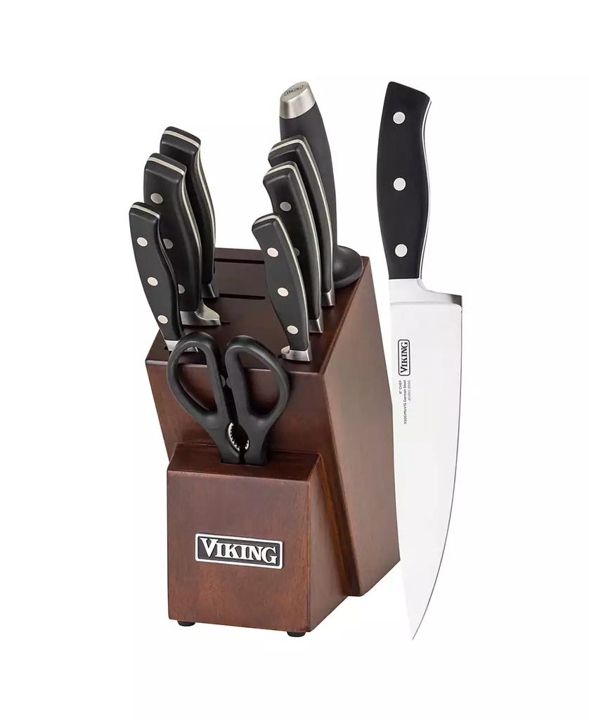 VIKING 10 Piece True Forged Cutlery Block Set