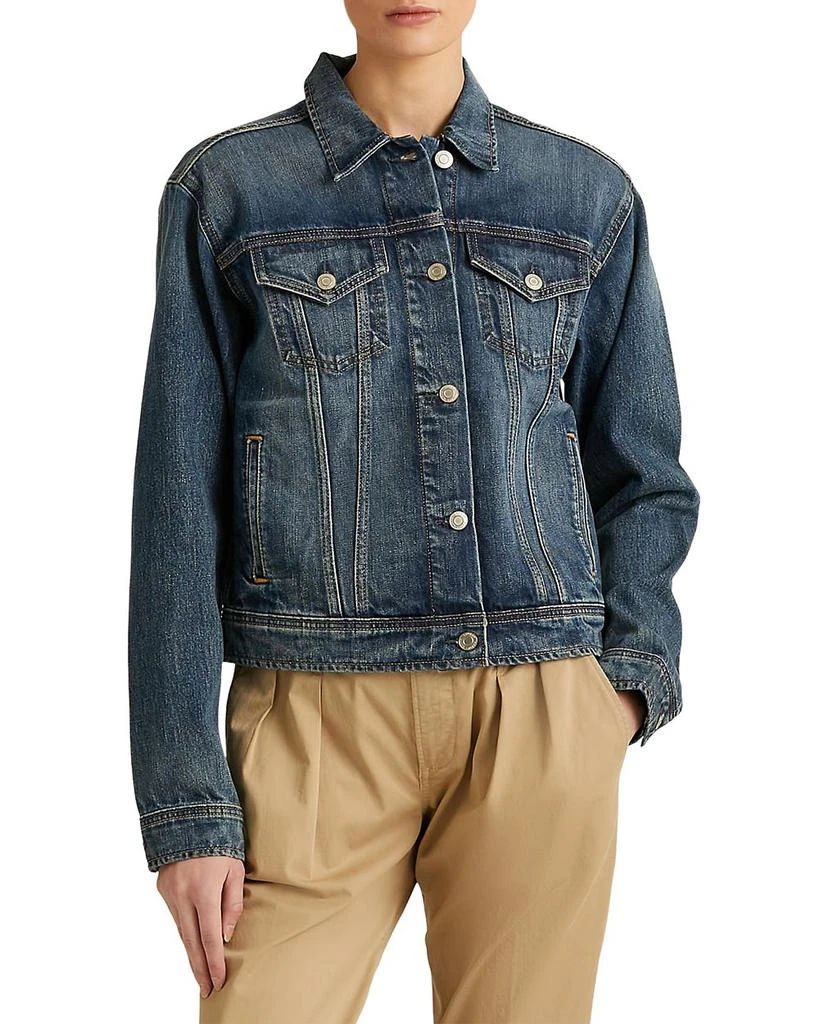 Lauren Ralph Lauren Denim Trucker Jacket 1