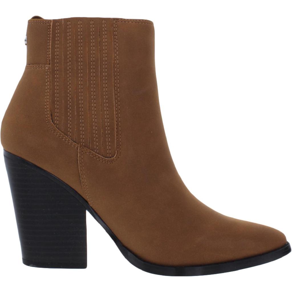 KENDALL & KYLIE Colt-Bootie Womens Faux Suede Pointed Toe Ankle Boots