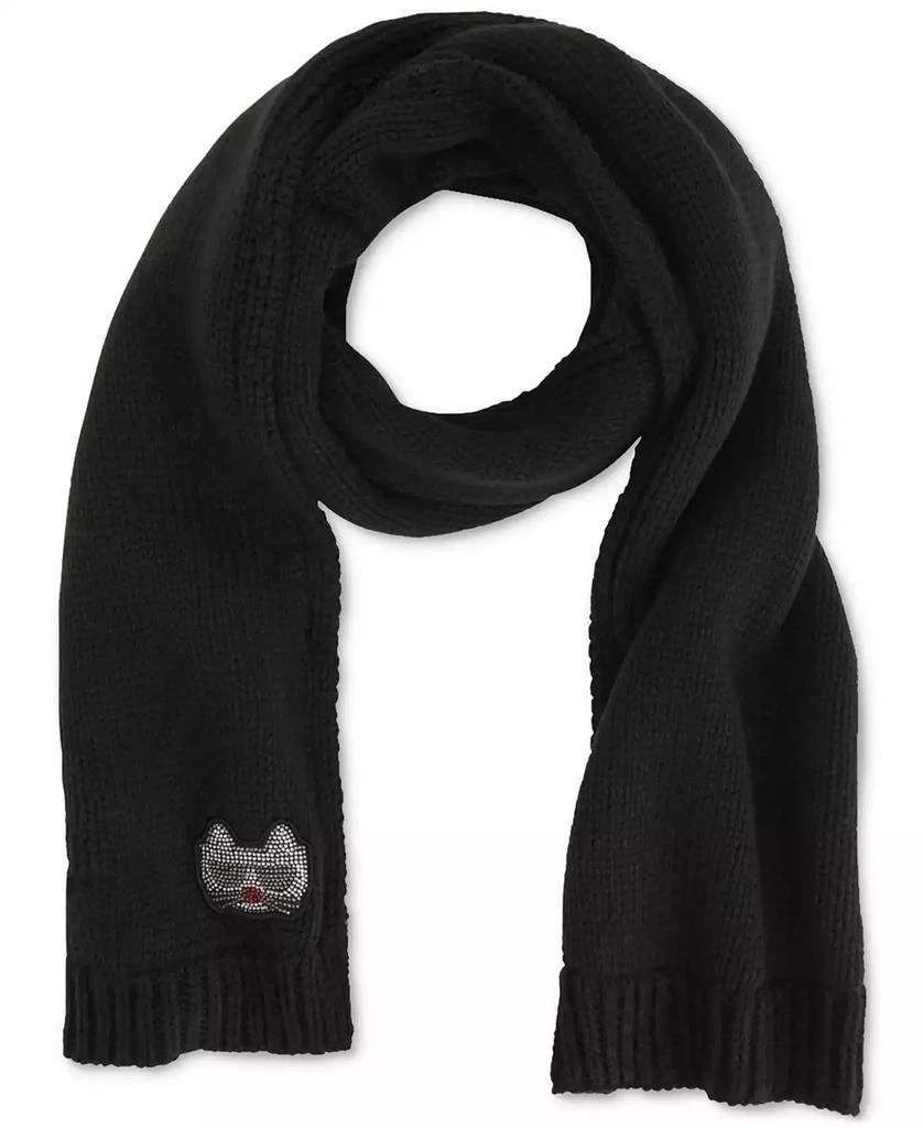 Karl Lagerfeld Paris Beanie & Scarf Gift Set Black C’est Moi Cat Rhinestone NIB Shop Women main image 4