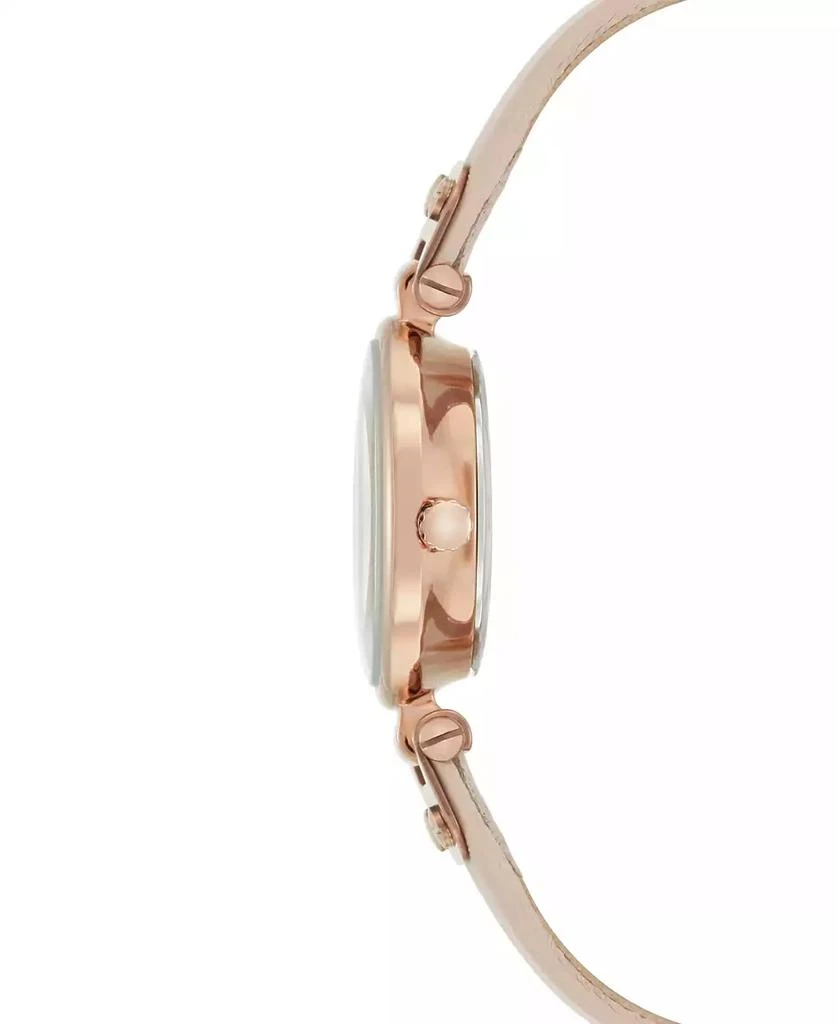 Anne Klein Women's Blush Leather Strap Watch 26mm 10-9442 RGLP 2